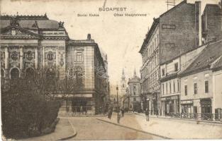 Budapest I. Budai Fő utca, Polak Lajos üzlete, Brunhuber Géza Könyvnyomdája (b)