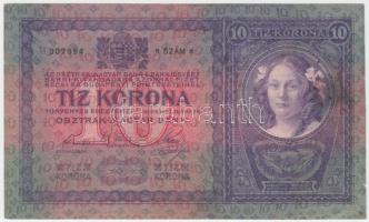 1904. 10K bélyegzésnyom T:II fo. Adamo K10