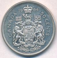Kanada 1964. 50c Ag "II. Erzsébet" T:2
Canada 1964. 50 Cents Ag "Elizabeth II" ...