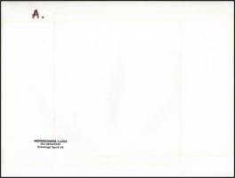 cca 1985 Menesdorfer Lajos: Dinamikus emlék, pecséttel jelzett, vintage fotóművészeti alkotás, 18x24...