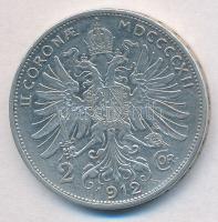 Ausztria 1912. 2K Ag "Ferenc József" T:2 Austria 1912. 2 Corona Ag "Franz Joseph" C:XF