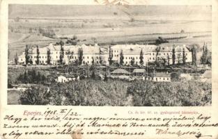 Eperjes, Presov; Cs. és kir. 67. gyalogezred laktanyája / military barracks (Rb)
