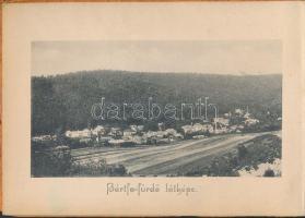 Bártfafürdő, Bardejovské Kúpele, Bardiov; 16 lapos, bártfafürdői városképes leporelló füzet, kiadja ...