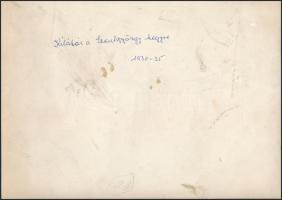 cca 1935 Balatoni tájak, emberek, 3 db vintage fotó, ebből kettő feliratozott, 8,5x11,5 cm és 21x29 ...