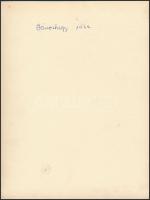 cca 1930 Budapest, János-hegy, 4 db feliratozott vintage fotó, 18x21 cm és 24x18 cm között