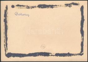 cca 1930 Bakonyi vízimalom és bakonyi tájak, 3 db feliratozott vintage fotó, 12x17 cm és 18x24 cm kö...