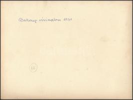 cca 1930 Bakonyi vízimalom és bakonyi tájak, 3 db feliratozott vintage fotó, 12x17 cm és 18x24 cm kö...