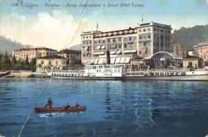Italian steamer SS Italia, Lugano, Grand Hotel Europa (fa)