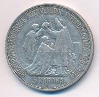 1907KB 5K Ag "Ferenc József koronázásának 40. évfordulója" T:2-,3 kis ph.
Adamo K7.1