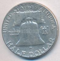 Amerikai Egyesült Államok 1952. 1/2$ Ag "Franklin" T:2- kis ph.
USA 1952. 1/2 Dollar Ag &...