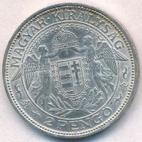 1938. 2P Ag "Madonna" T:1- kis ph., kis patina
Adamo P7