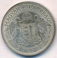 1938. 2P Ag "mosolygós Madonna" T:1- ph., kis patina
Adamo P7