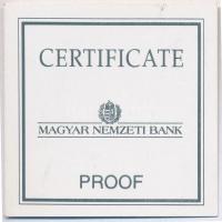 1994. 1000Ft Ag "Védd a világot!" tanúsítvánnyal T:PP 
Adamo EM138