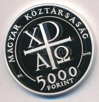 2009. 5000Ft Ag "Kálvin János" tanúsítvánnyal T:PP