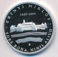 2014. 5000Ft Ag "Zrínyi Miklós halálának 350. évfordulója" tanúsítvánnyal T:PP
