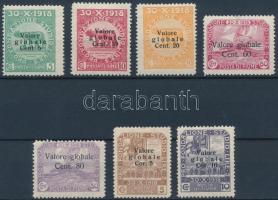 7 klf Forgalmi bélyeg, Definitive 7 diff stamps