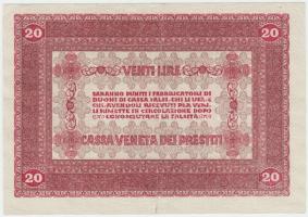 Olaszország / Velence / Osztrák-magyar megszállás 1918. 20L T:III részben restaurált
Italy / Venice...