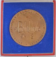Borsos Miklós (1906-1990) 1985. "Budapesti Könnyűipari Szövetkezetek Szövetsége" Br plaket...