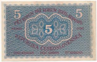 Csehszlovákia 1919. 5K T:III
Czechoslovakia 1919. 5 Korun C:F
Krause 7.a