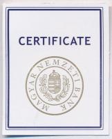 2016. 10.000Ft Ag "Szent Márton születésének 1700. évfordulója" tanúsítvánnyal T:PP