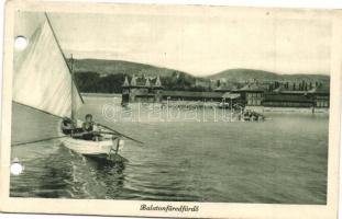 20 db RÉGI magyar városképes lap, Balaton és környéke, vegyes minőség / 20 old Hungarian town-view p...