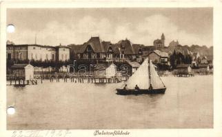 20 db RÉGI magyar városképes lap, Balaton és környéke, vegyes minőség / 20 old Hungarian town-view p...