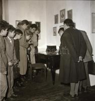 1955 Kápolnásnyék, Vörösmarty Mihály emlékházban tartott centenáriumi ünnepség, Kotnyek Antal (1921-...