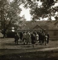 1955 Kápolnásnyék, Vörösmarty Mihály emlékházban tartott centenáriumi ünnepség, Kotnyek Antal (1921-...