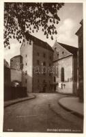 6 db RÉGI főleg cseh városképes lap; kastélyok / 6 pre-1945 mostly Czech town-view postcards; castles