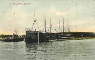 SMS Adria, az Osztrák-Magyar Haditengerészet csavaros fregattja / K.u.K. Kriegsmarine, SMS Adria Austro-Hungarian Navy screw frigate