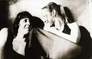 ,,Próbafelvétel" című film állóképei, 15 db negatív, ezekről készültek a mozik előcsarnokában k...