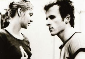 ,,Próbafelvétel" című film állóképei, 15 db negatív, ezekről készültek a mozik előcsarnokában k...