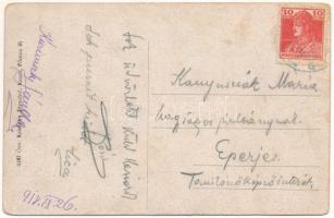 Kassa, Kosice; Erzsébet székesegyház, kiadja Özv. Kalafony Józsefné / cathedral (kopott sarkak / wor...