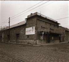 1973 Budapest, a BOCSKAI mozi külső-belső felvételei, 4 db szabadon felhasználható vintage negatív, 6x7 cm