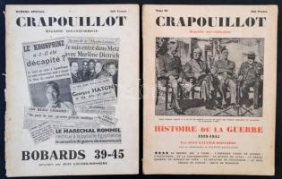 cca 1945 a Crapouillot 2 db lapszáma aktuális világháborús írásokkal