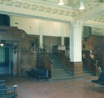 1973 Budapest, a VÖRÖS CSILLAG mozi külső-belső felvételei, 8 db szabadon felhasználható vintage neg...