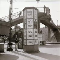 1970 Budapest, Moszkva téri részlet, 2 db szabadon felhasználható vintage negatív, 6x6 cm