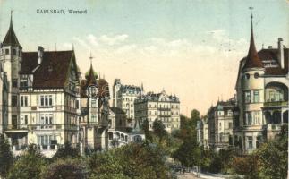 Karlovy Vary, Karlsbad; Westend / hotel, villas