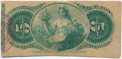 Kuba / Spanyol adminisztráció 1872. 5c T:III
Cuba / Spanish administration 1872. 5 Centavos C:F
Kr...