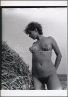 cca 1978 Az ártatlanság szalmaágya, 3 db korabeli negatívról készült mai nagyítások, 25x18 cm / 3 er...