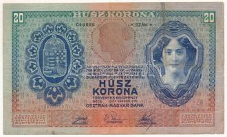 1907. 20K T:III fo., szép papír
Adamo K16