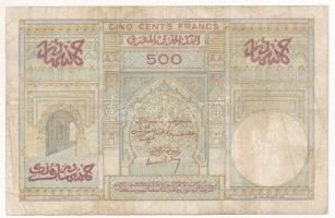 Marokkó 1956. 500Fr T:III ly.
Morocco 1956. 500 Francs C:F holes
Krause 46