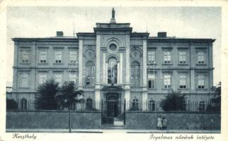 Keszthely, Irgalmas nővérek intézete, Karmelita atyák rendháza - 2 db RÉGI képeslap, vegyes minőség ...