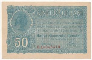 Románia / Német megszállás 1917. 50b T:II részben restaurált
Romania / German occupation 1917. 50 B...