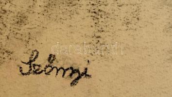 Szőnyi jelzéssel: Női portré. Szén, papír, 42×38 cm