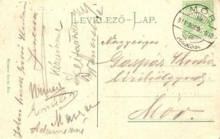 Mór, Erzsébet téri utcakép, kiadja Wiesner István  (EK)