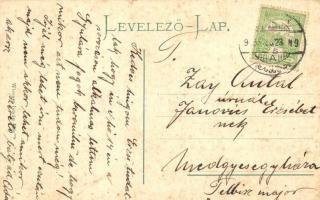 Mór, Vértes-hegy utcaképpel, kiadja Wiesner István