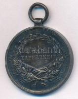 1914. "Ferenc József II. osztályú Ezüst Vitézségi Érem" jelzetlen Ag kitüntetés mellszalag...