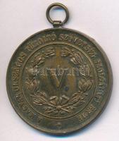 1904. "A Magyar Országos Tűzoltó Szövetség V éves Szolgálati Érme" aranyozott Br kitünteté...