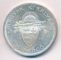 1938. 5P Ag "Szent István" T:2 kis ph.
Adamo P8.1